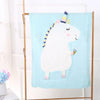 Accessories Blue Adorable Unicorn Knit Blanket