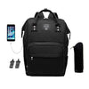Diaper Bag Black USB All-In-One Diaper Bag with USB Port