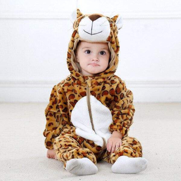 unisex Leopard / 6M Animal Cartoon Onesie