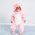 unisex Pink pig / 18M Animal Cartoon Onesie