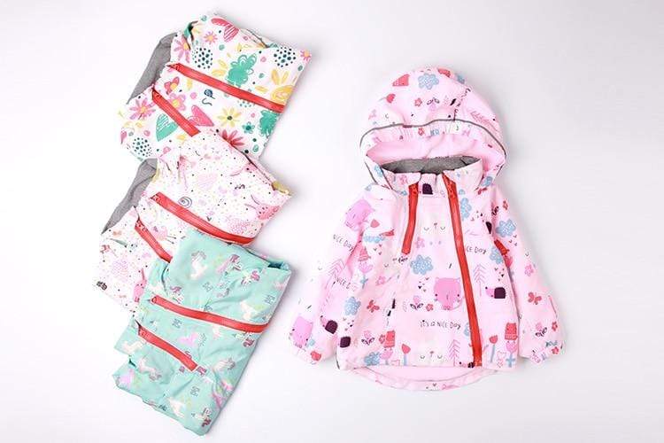 Girl's Clothing Animal Floral Print Outerwear Coats