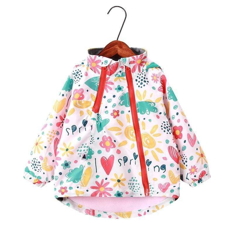 Girl's Clothing Animal Floral Print Outerwear Coats