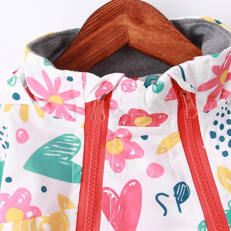 Girl's Clothing Animal Floral Print Outerwear Coats