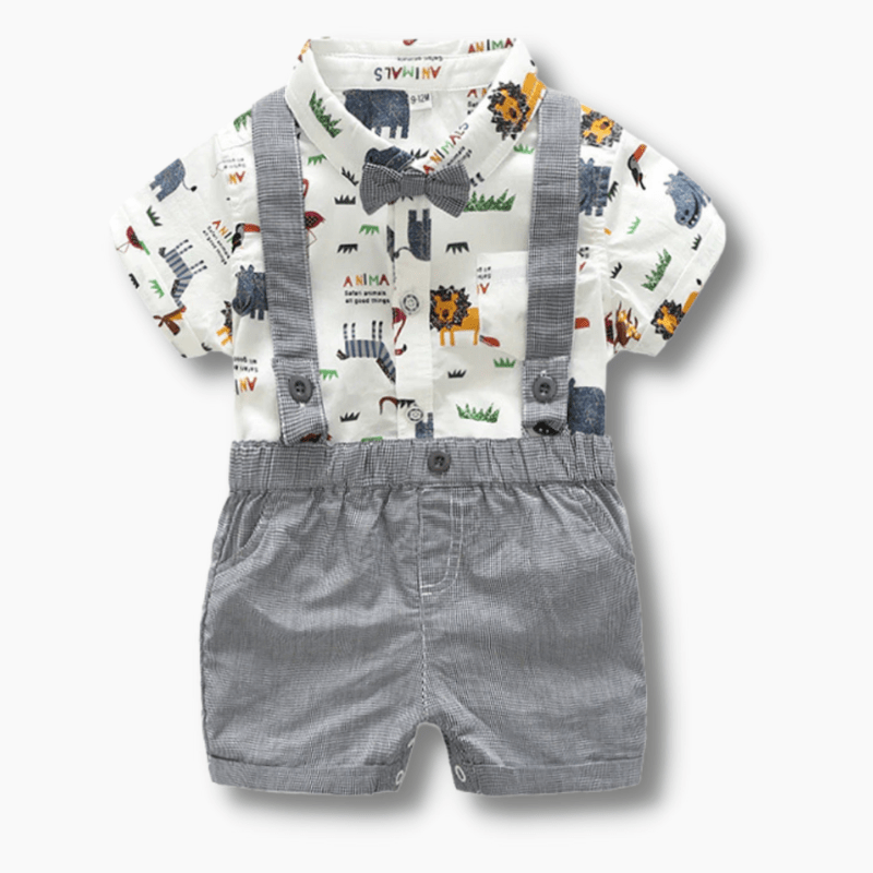 Boy's Clothing Animal Outfit Romper Set