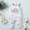 A / 0-3M Animal Romper Sleeveless Overall
