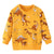 T9103 yellow / 2T / China Animals Print Boys Sweatshirts