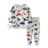 T8036 dinosaur / 24M Animals Print Fashion Cotton Sport Suits