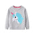 Girl's Clothing 3104 same picture / 24M Apple Print Sweatshirt