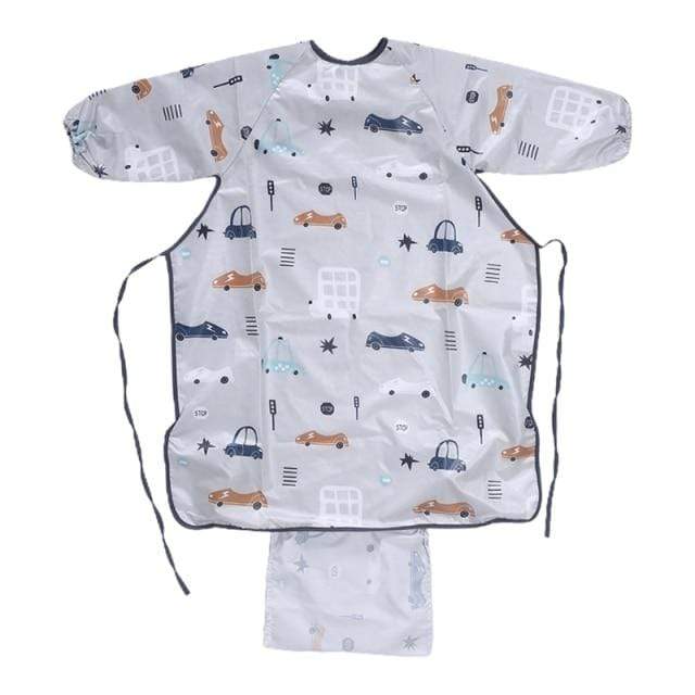 Accessories Gray Apron Food Feeding Accessories