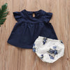 Girl&#39;s Clothing Deep Blue / 18M Babies Sets Outfits