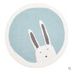 Play Mat Blue Bunny / 39.4 inches(100cm) Baby Animal Play Mats