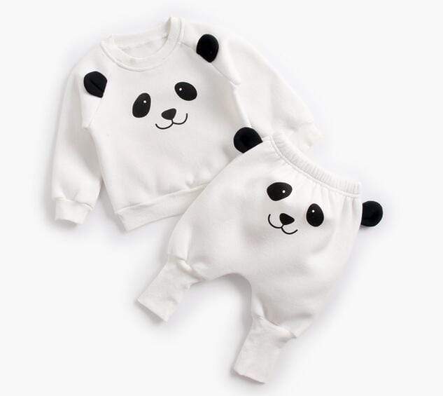 Boy's Clothing White / 18-24M Baby Animal Sweatshirt Outfit