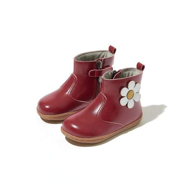 Red / 25(Insole 160mm) Baby Ankle Boots