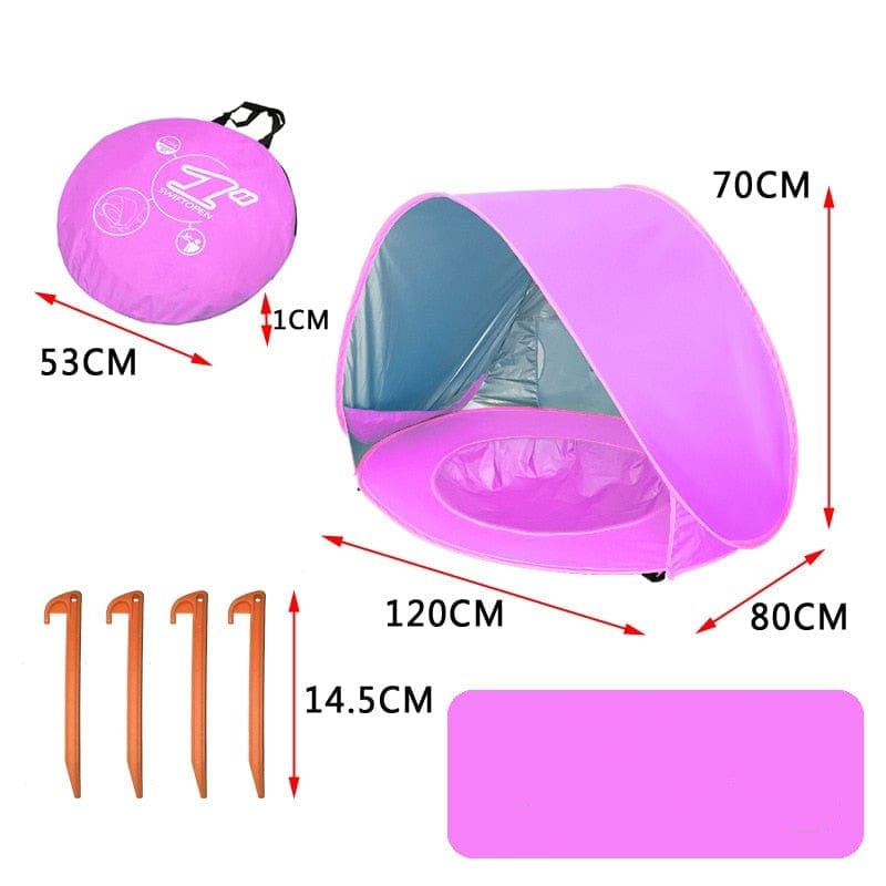 Pink Baby Beach Tent