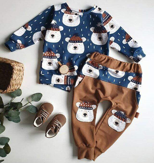 Long Sleeve Bear Top Pant