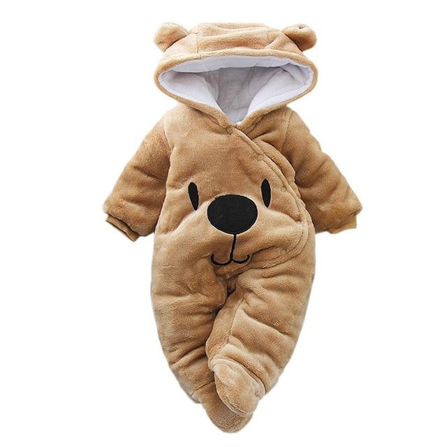 Boy's Clothing Brown / 12M Baby Bear Romper