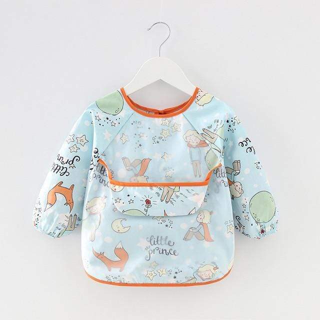 Accessories 0-2 year old / Blue prince Baby Bib  Long Sleeve Waterproof