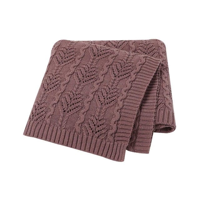 82W695-2 5 Baby Blankets Knitted