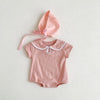pink / 3-6m / CN Baby Bodysuits Sail Collar Toddler Girls