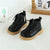 black / 15(insole12cm) Baby Boots Leather British Style