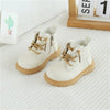 beige / 15(insole12cm) Baby Boots Leather British Style