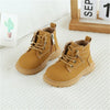 yellow / 15(insole12cm) Baby Boots Leather British Style