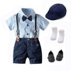 Boy&#39;s Clothing Blue Romper Set A / 9M Baby Boy Smart Outfit