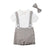 Boy's Clothing Light Gray / 6M Baby Boy Summer Outfit