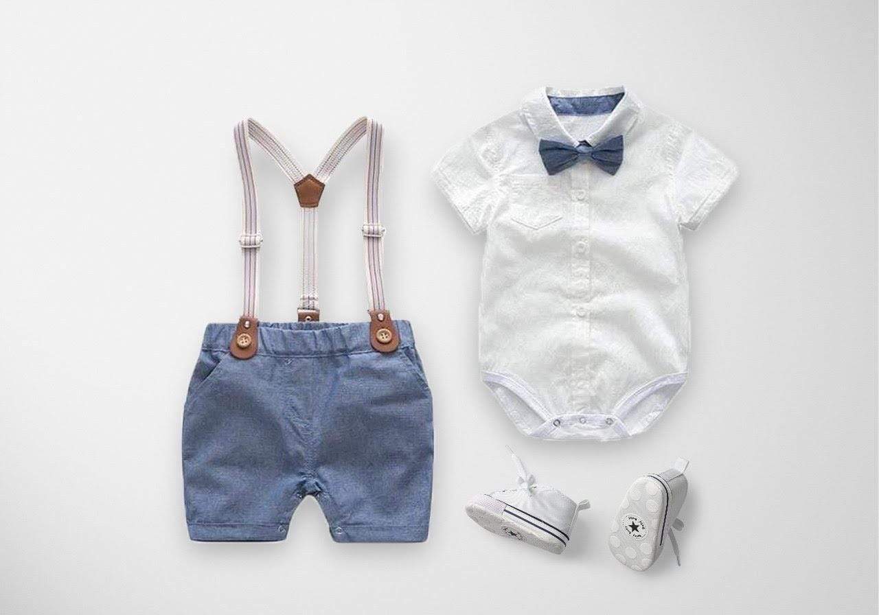 Boy's Clothing Baby Boy Tie and Suspenders