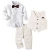 khaki / 12M / China Baby Boys Gentleman Outfits