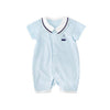 Boy&#39;s Clothing blue sailboat / 0-3 Months Baby Boys Snap Front Pajamas