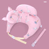 B Pink hippo Baby Breastfeeding Nursing Pillow