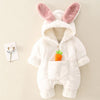 Girl&#39;s Clothing White / 9M Baby Carrot Rabbit Romper