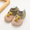 Shoes Peach with Brown / 2-3T Baby Cute Cat Sock Shoes