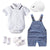 Boy's Clothing 5 PCS romper set / 12M / China Summer Newborn Clothes Set