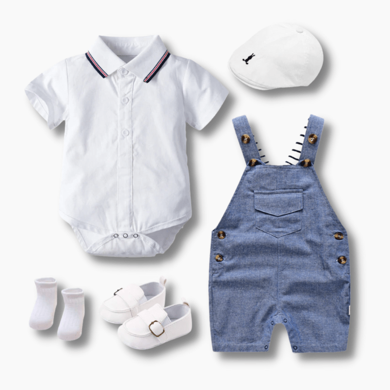Boy's Clothing Baby Denim Dungarees Outfit