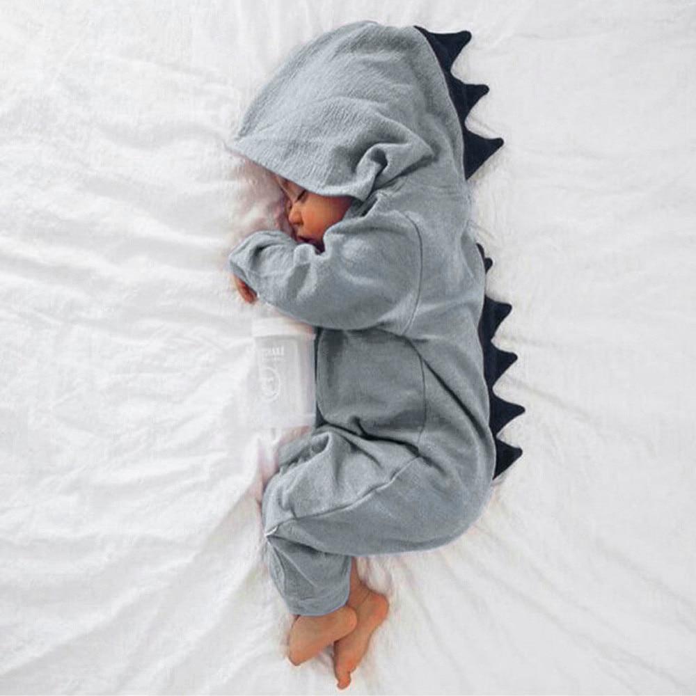 unisex Baby Dinosaur Playsuit