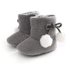 Shoes Grey / 7-12M Baby Dot Knitting Boots