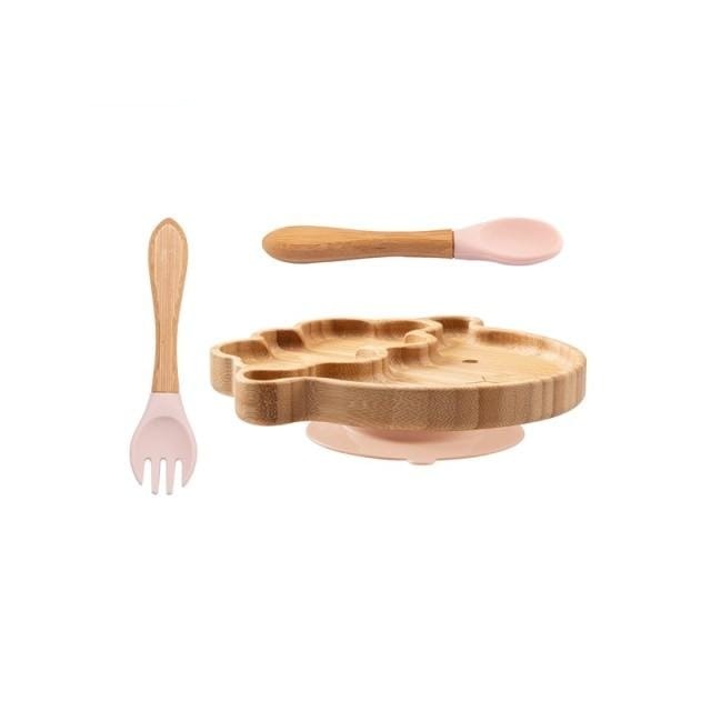 Gift Set Peach Sheep Set Baby Feeding plate