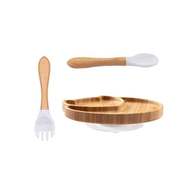 Gift Set Marble Fox Set Baby Feeding plate