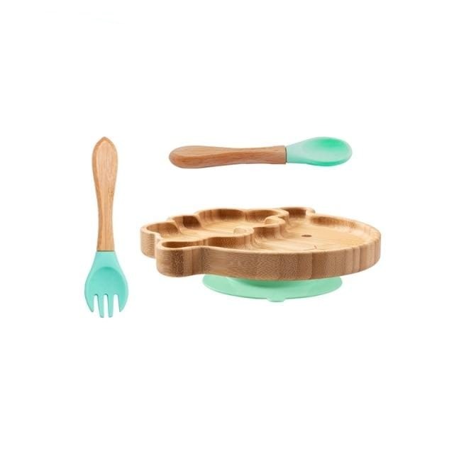 Gift Set Mint Sheep Set Baby Feeding plate