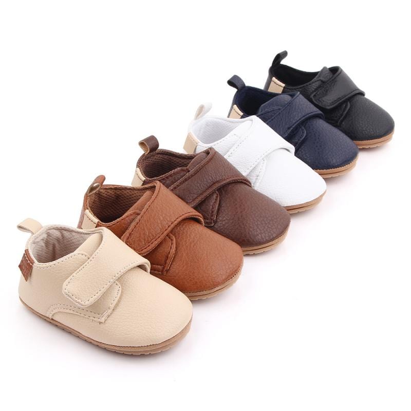 Soft Sole Leather Baby Shoes, Beige / 0-6M Soft Sole Leather Baby Shoes, Beige / 0-6M