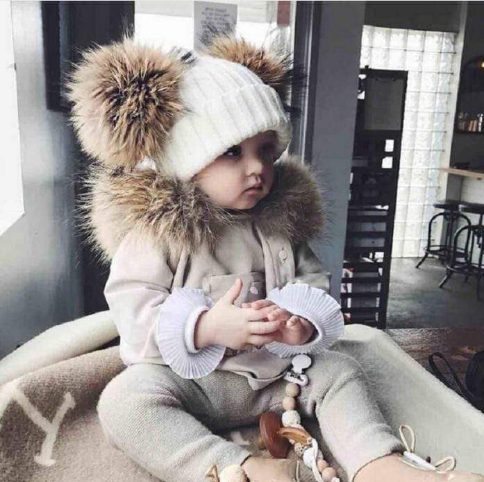 Accessories Baby Fur Beanie