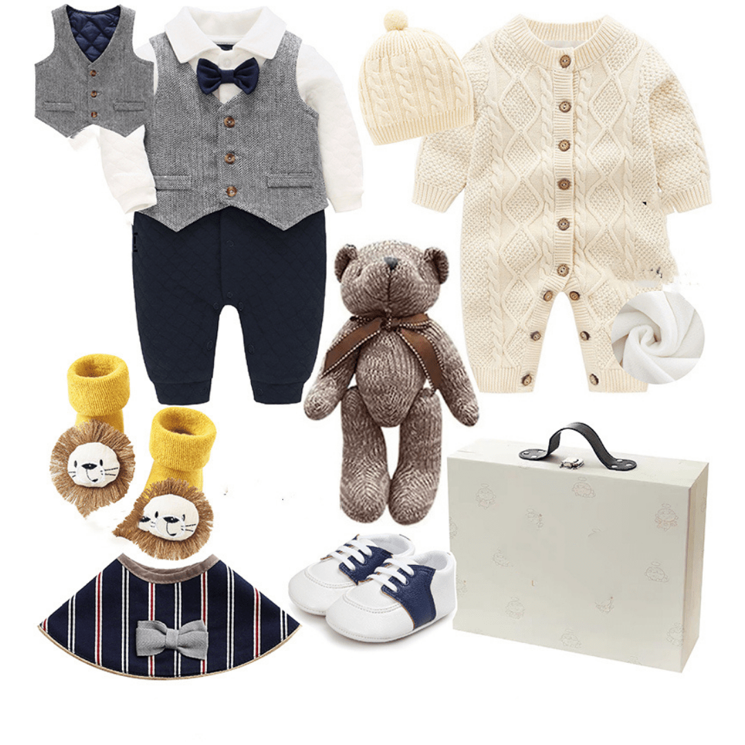 Gift Set 0-3M / Set F Baby Gift Set For Boy
