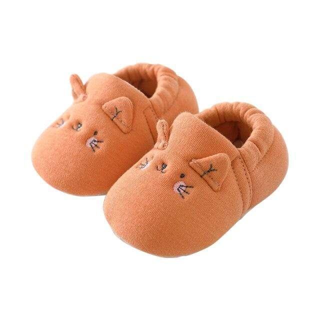 Orange / 5.31Inch Baby Girl Booties