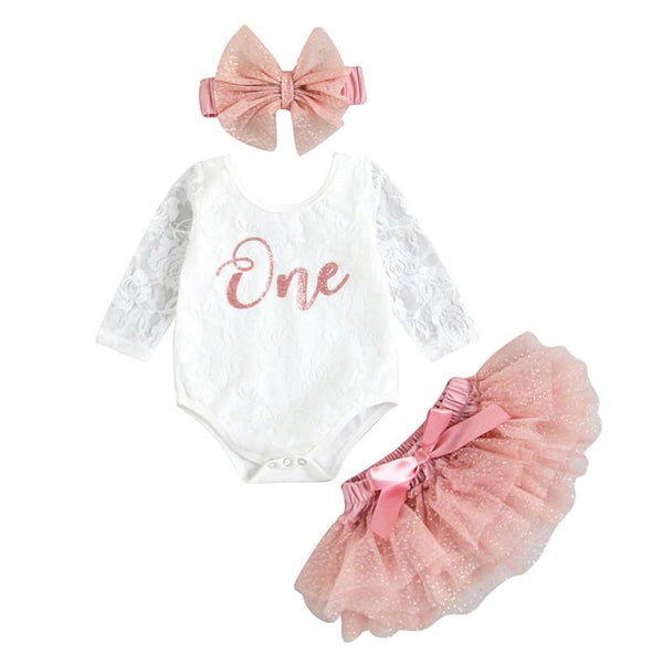 Baby Girls 1st Birthday Outfit