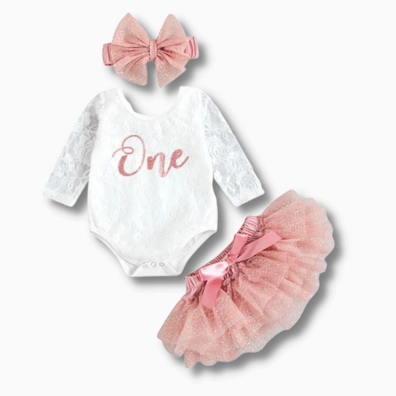 Baby Girls 1st Birthday Outfit