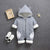 Girl's Clothing Grey / 24M Baby Girls Boys Jumpsuit