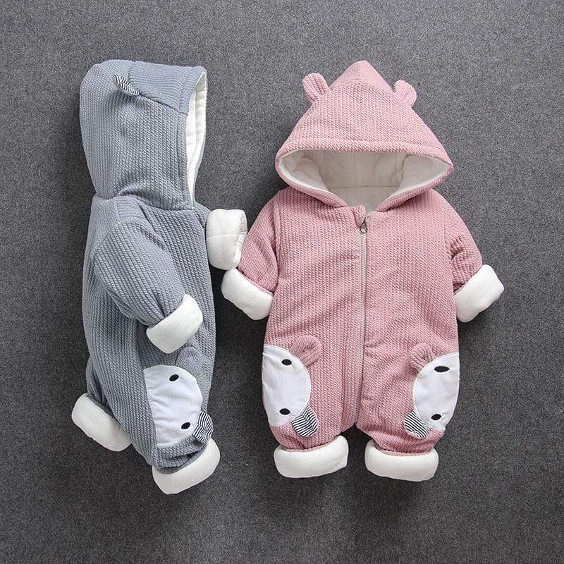 Hooded Baby Jumpsuit Momorii