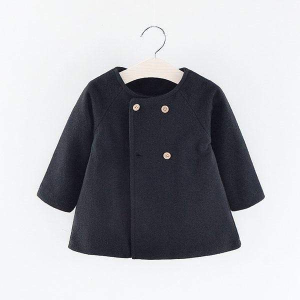 Girl's Clothing Black / 24M Baby Girls Long Coats